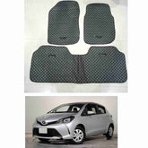 7D Floor Mats Plain For Toyota Vitz 2010 to 2016